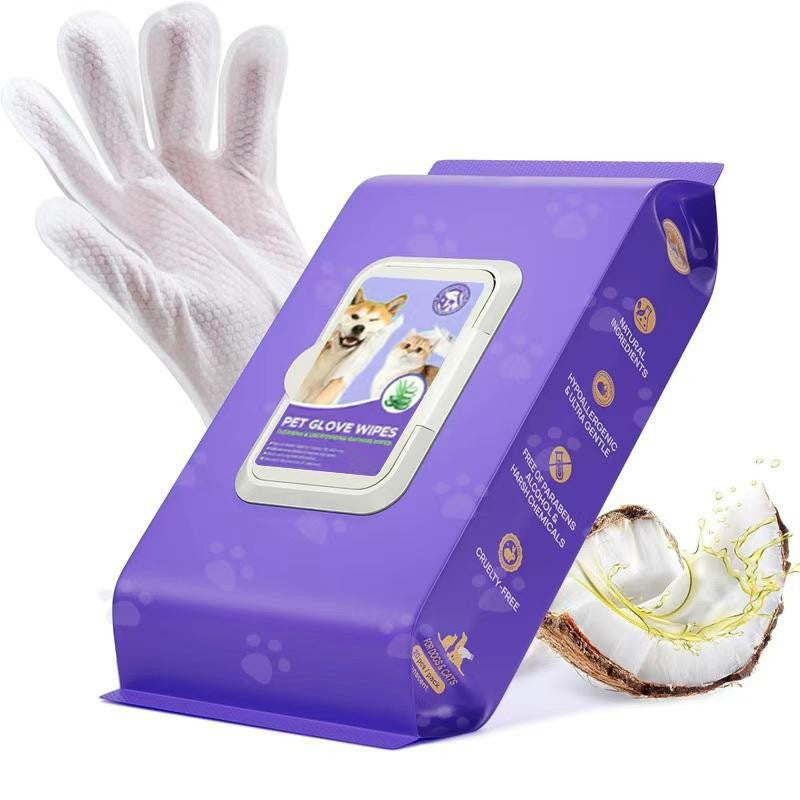 Pet Grooming Deshedding Gloves for Dogs & Cats